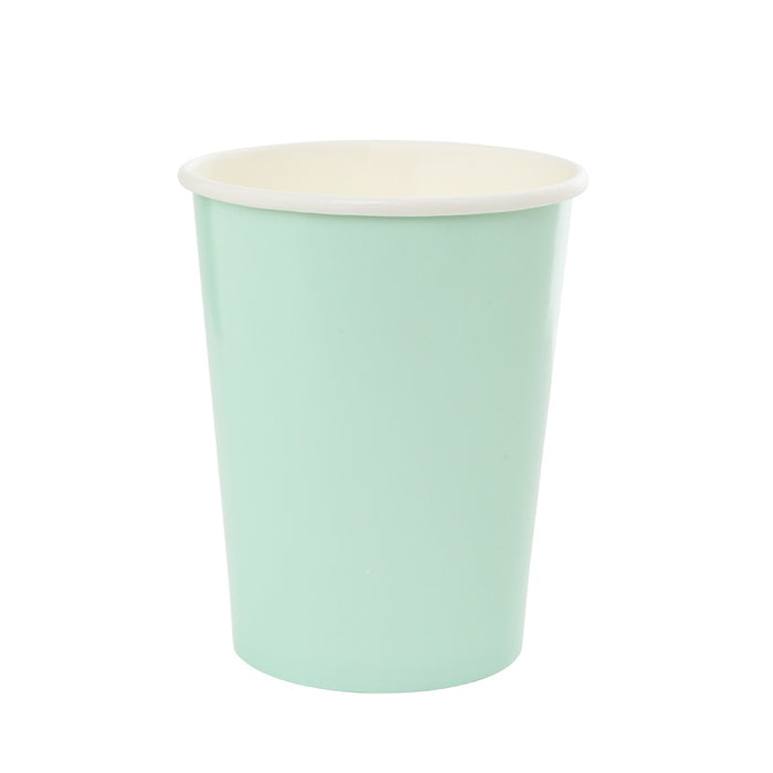 Mint Green Paper Cup 260ml Pk10
