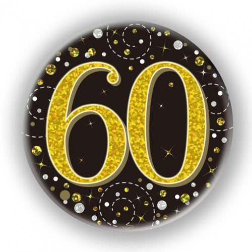 Sparkling Badge Gold & Black | #60