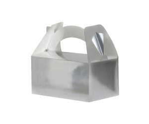 Lunch Boxes | Metallic Silver| 5pk