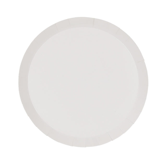 White Paper Snack Plates | 10pk