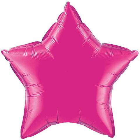Hot Pink Star Balloon Foil