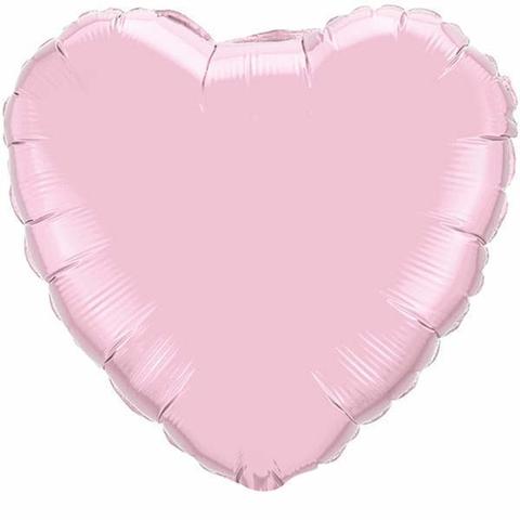 Light Pink Heart Balloon Foil