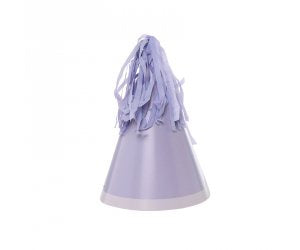 Lilac Party Hats with Tassel Pk10