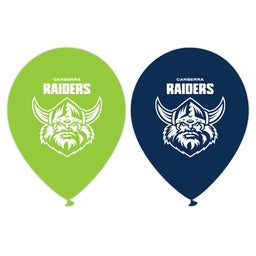 Raiders Printed Balloons | NRL Balloons 10 Pack