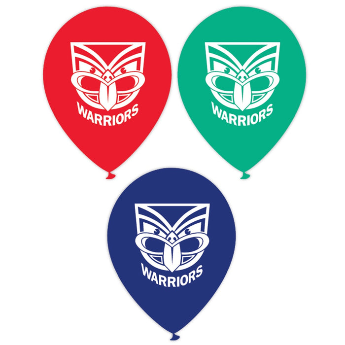 Warriors Printed Balloons | NRL Balloons Pack of 10
