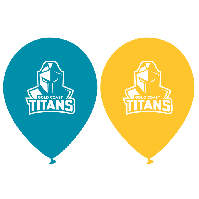 Titans Printed Balloons | NRL Balloons Pack of 10