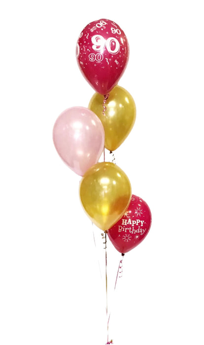 Five Balloon Arrangement - Choose any Milestone