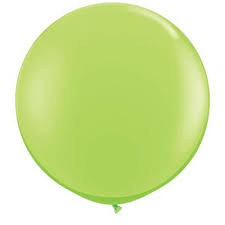 Round Lime Green Balloon 90cm