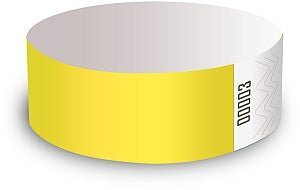 Yellow Wristbands - Packet of 50