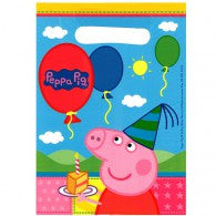 Peppa Pig Loot Bags Pk8
