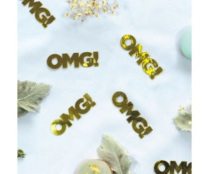 Gold OMG Confetti - Jumbo Pk20