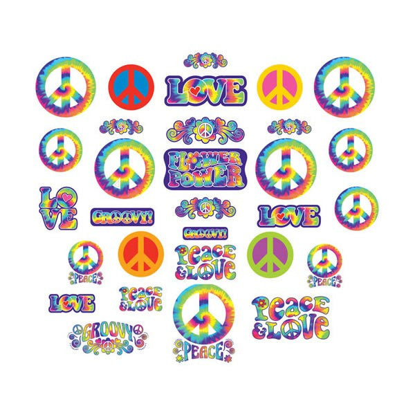 Hippie Theme | Tye Dye Mega Cutout Pack
