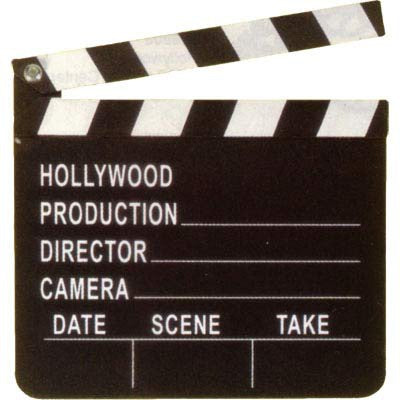 Hollywood - Movie Set Clapboard