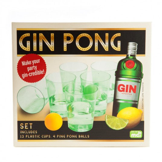 Gin Pong Drinking Game