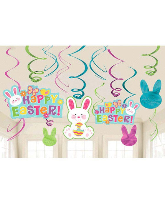 Happy Easter Hanging Swirls Value Pack