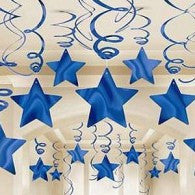 Hanging Stars Decorations | Blue Pk 30