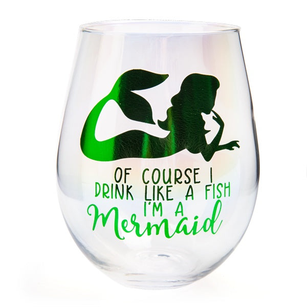 Mermaid | Stemless Wine Glass