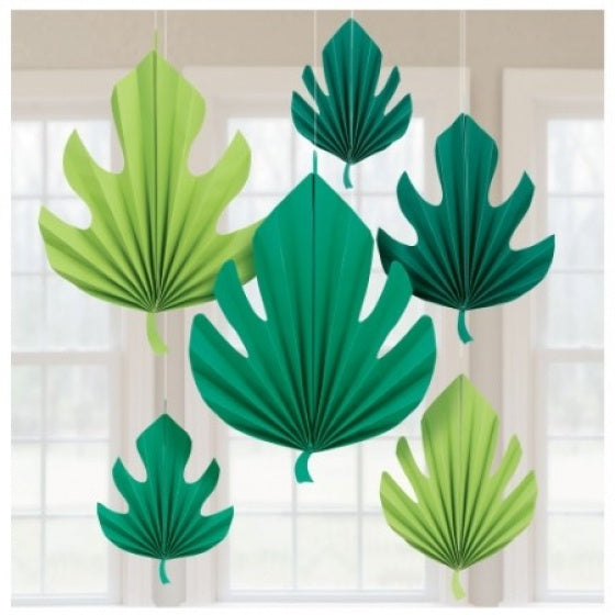 Palm Leaf Paper Fans