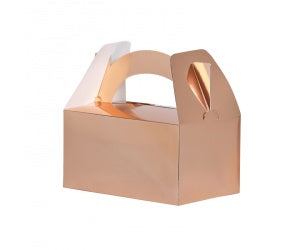 Lunch Boxes | Metallic Rose Gold | 5pk