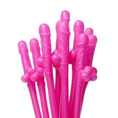 Penis Straws Pink Pk10