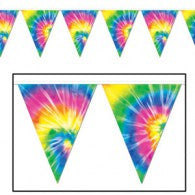 Tie- Dyed Flag Banner