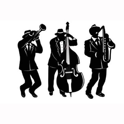 Jazz Cutout Trio Shillouettes