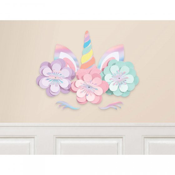 Unicorn Wall Decorations | Pastel Rainbow