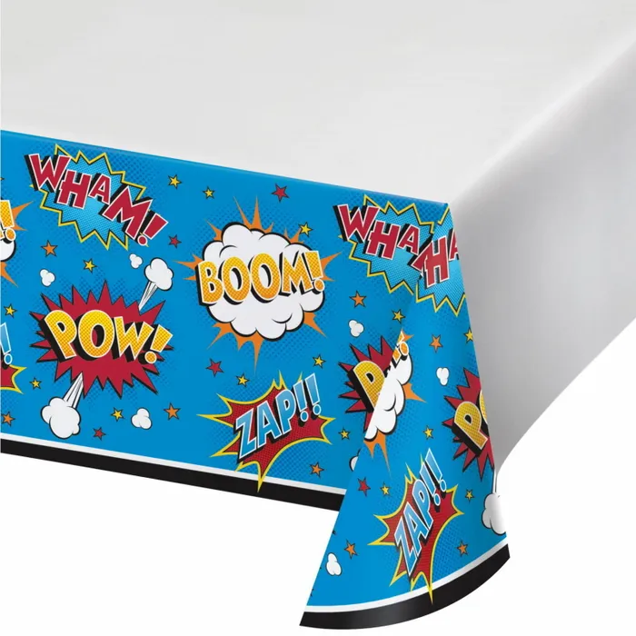 Superhero Party Plastic Table cover