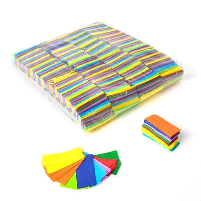 Bulk Confetti | Multi Coloured | Rectangle 1kg