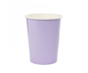 Lilac Paper Cups 266ml Pk 10