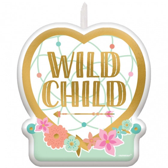 Boho Happy Birthday - Wild Child Candle