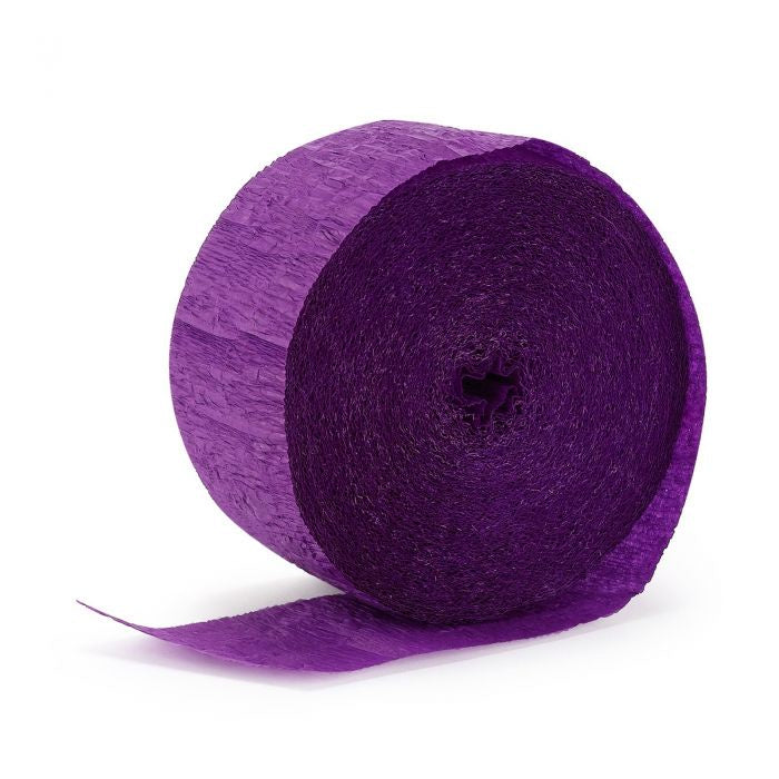 Purple Streamers - Crepe Paper