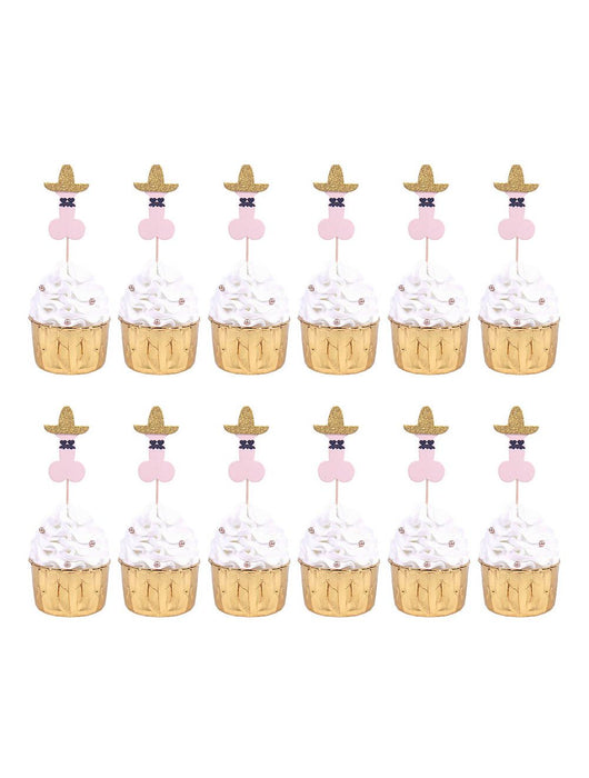 Fiesta Willy Cupcake Toppers 12pk