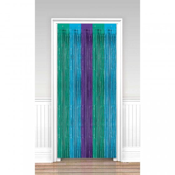 Purple, Blue & Teal Door Curtain