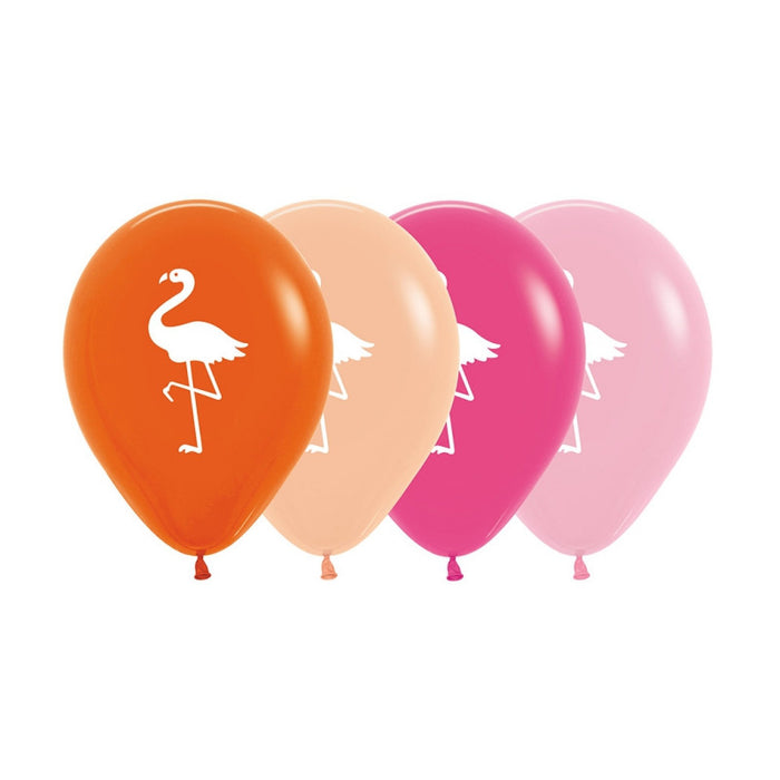 Flamingo Balloons Assorted - Singles or Packs - Helium Filled or Flat