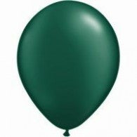 Green Balloons/Forest  Pearl  ~ Singles ~ Pack ~ Helium Filled ~ Flat