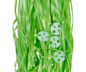 Balloon Ribbon with Clips Pk25 ~ LIME GREEN