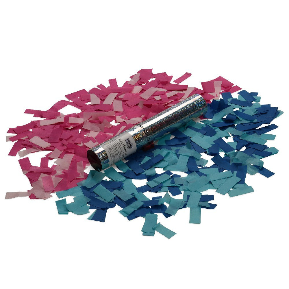 Gender Reveal Pink Confetti Party Cannon 40cm