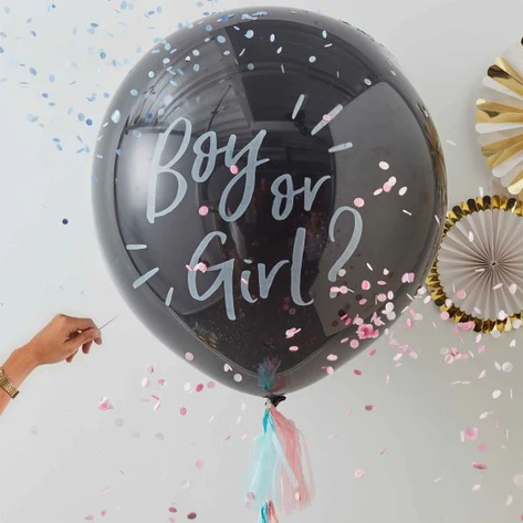 Boy or Girl DIY Gender Reveal Balloon 90cm