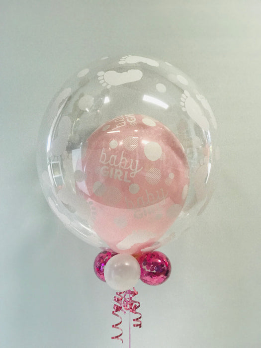 Baby Shower Bubble Balloon - Girl or Boy