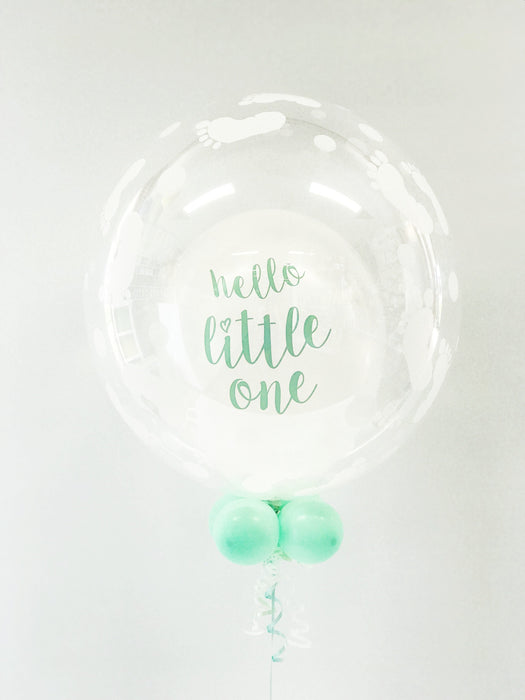 Hello Little One Balloon | Baby Shower Balloon |  Bubble Balloon