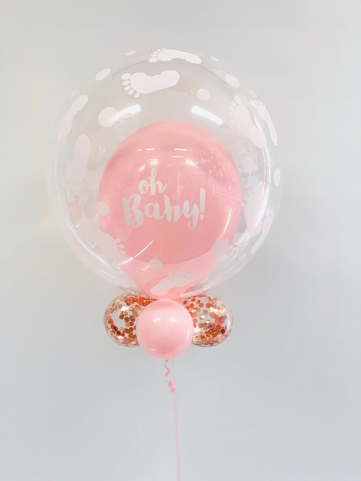 Oh Baby Balloon | Baby Shower Balloon |  Bubble Balloon