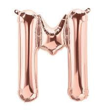 Small Letter Balloon M - 41cm Rose Gold - Air filled only