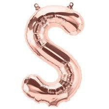 Small Letter Balloon S - 41cm Rose Gold - Air filled only