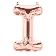 Small Letter Balloon I - 41cm Rose Gold - Air filled only