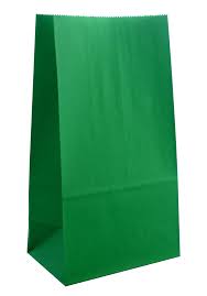 Paper Loot Bags - Dark Green 12pk