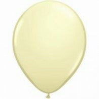 Ivory Balloons Matte ~ Singles ~ Pack ~ Helium Filled ~ Flat