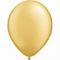 Gold Balloons Metallic ~ Singles ~ Pack ~ Helium Filled ~ Flat