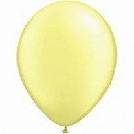 Pastel Yellow Balloons Pearl ~ Singles ~ Pack ~ Helium Filled ~ Flat