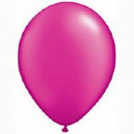 Hot Pink Balloons/Magenta Pearl  ~ Singles ~ Pack ~ Helium Filled ~ Flat